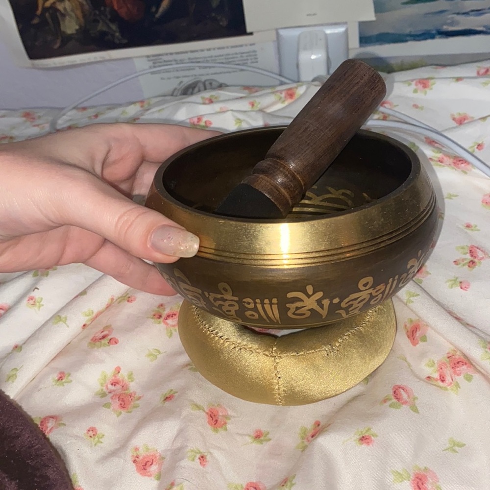 Traditional Tibetan singing bowl